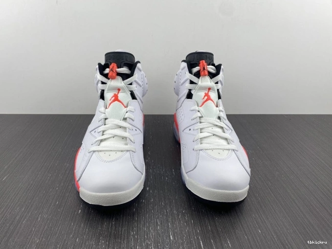 Cheap TBK Infrared Retro Jordan (2014) White 384664-123 6 0709